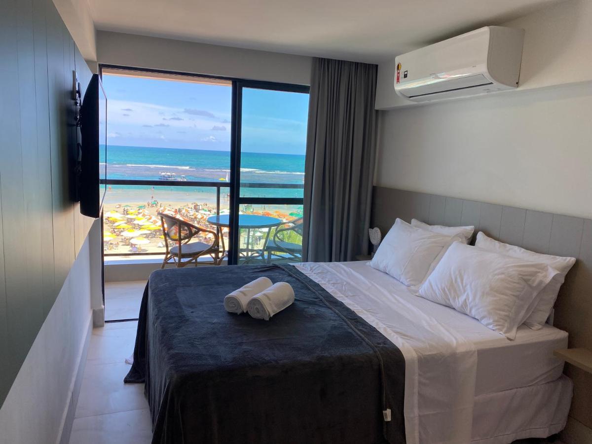 Flat A Beira Mar Com Varanda Em Frente As Piscinas Naturais Apartment Ipojuca